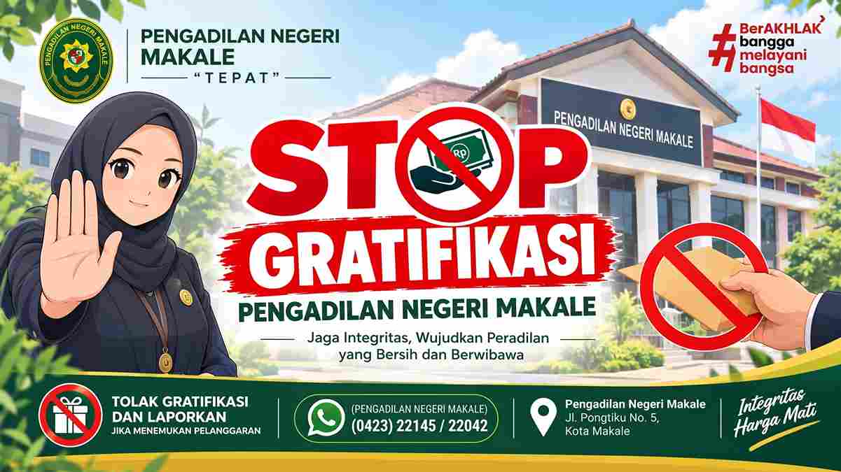 Banner Stop Gratifikasi